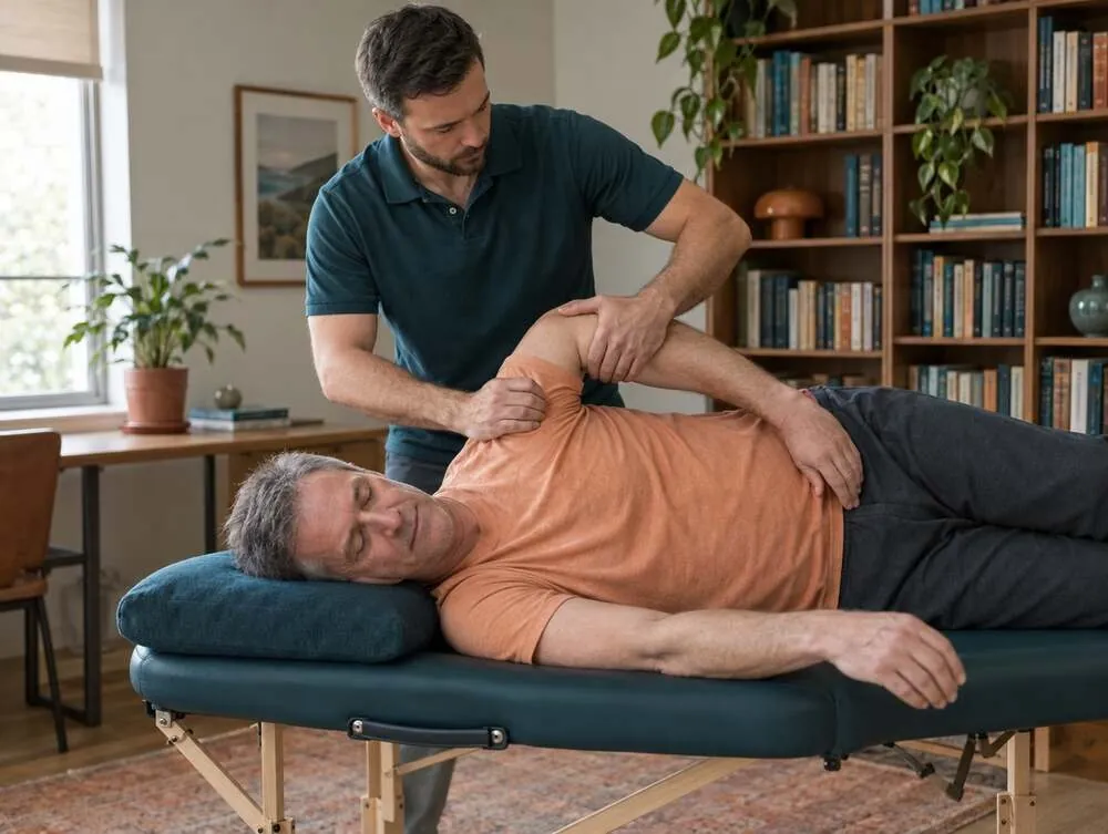 Schultermobilisation zuhause